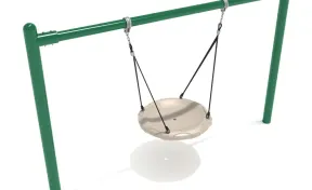 1-Bay Single Post Nest Swing