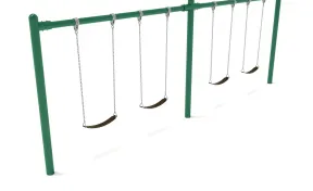 2-Bay Single Post Swings
