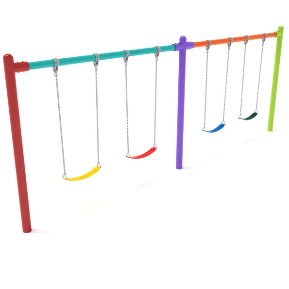2-Bay Single Post Swings