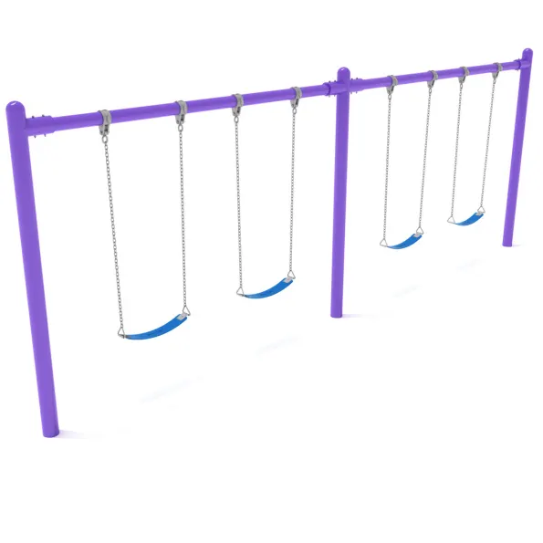 2-Bay Single Post Swings
