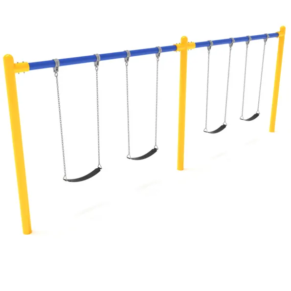 2-Bay Single Post Swings
