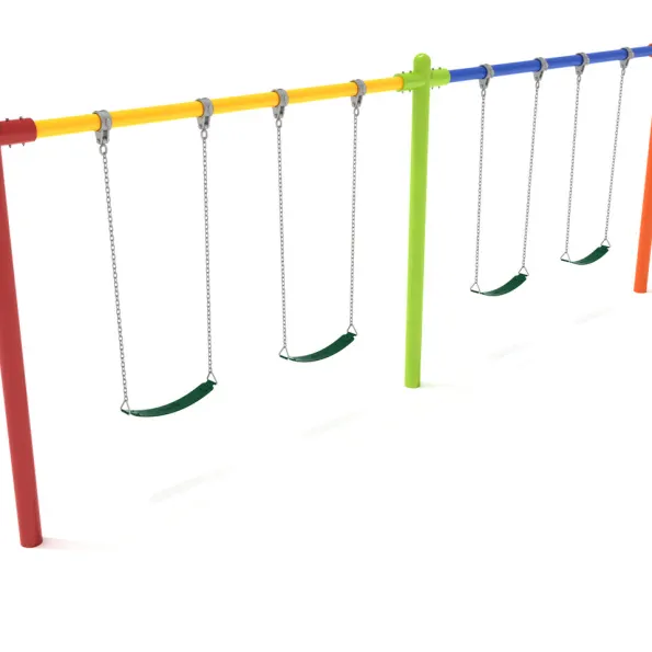 2-Bay Single Post Swings