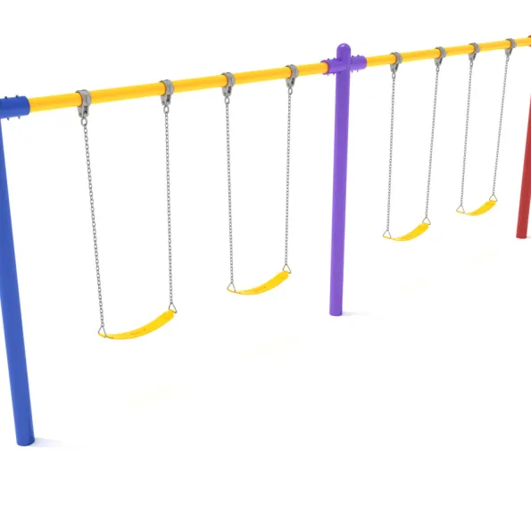 2-Bay Single Post Swings