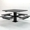 Square Picnic Pedestal T-Table thumbnail 6