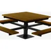 Square Picnic Pedestal T-Table thumbnail 11