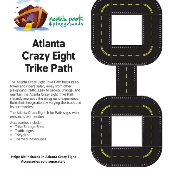 Playground Trike Path - Atlanta Crazy-8