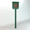 Outdoor Hinged Message Board - Small thumbnail 2