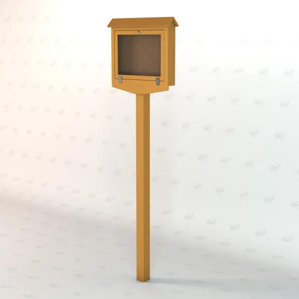 Outdoor Hinged Message Board - Small