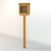 Outdoor Hinged Message Board - Small thumbnail 3