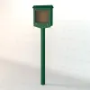 Outdoor Hinged Message Board - Small thumbnail 4