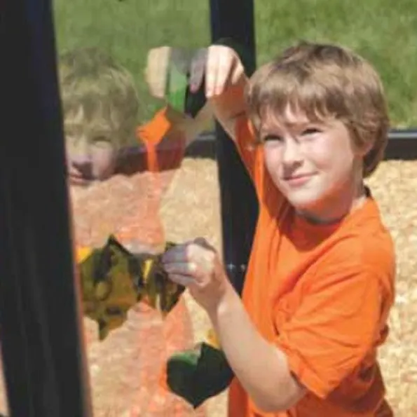 Clear Playground Wall