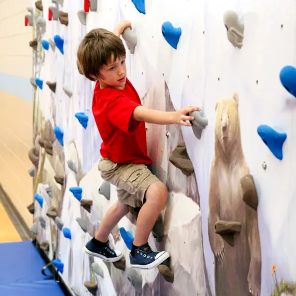 8' School Climbing Traverse Wall