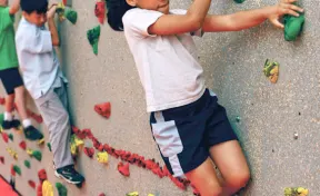 10' School Climbing Traverse Wall