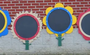 Infinity Chalk Board Flower