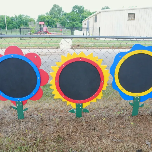 Infinity Chalk Board Flower