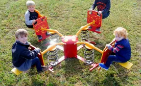 Infinity Animal Spring Bouncer 4-Seat