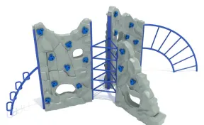 Craggy Pinnacle Rock Climber