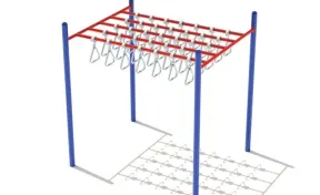 Quintuple Straight Swinging Ring Ladder