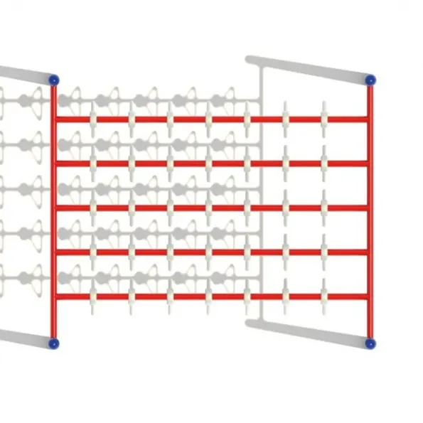 Quintuple Straight Swinging Ring Ladder