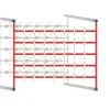 Quintuple Straight Swinging Ring Ladder thumbnail 2