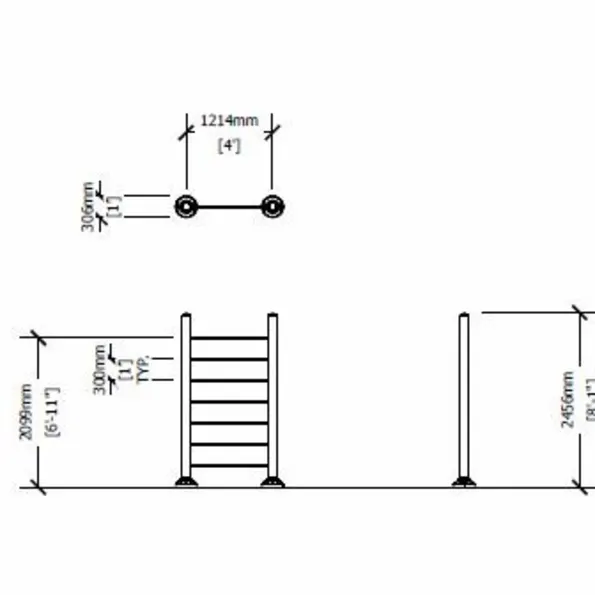 Single Station Vertical Ladder