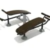 Double Station Sit Up Bench thumbnail 2