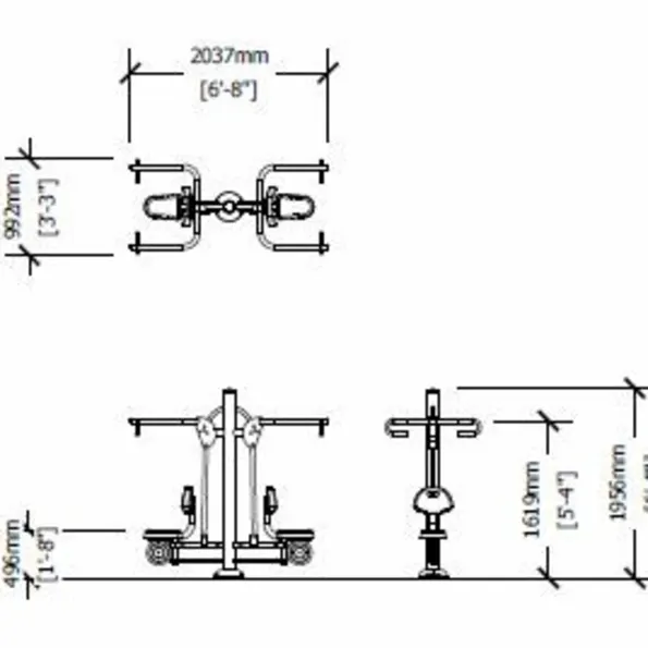 Double Station Lat Pulldown