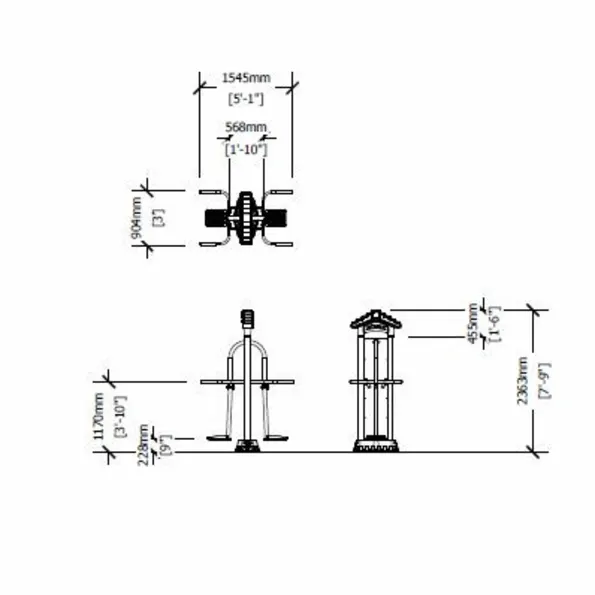 Royal Double Station Pendulum Swing