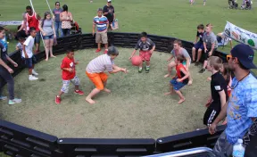 In-Ground Gaga Ball Pit