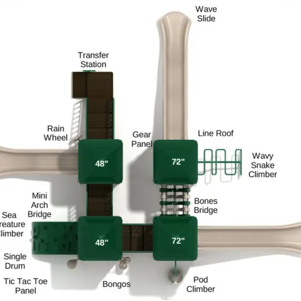 Brook's Towers Spark Structure