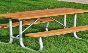 Heavy Duty Galvanized Frame Table