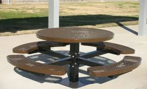 Round-Solid Top Pedestal Table