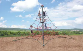 Spider Pyramid 4-4 Net Climber