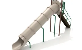 Freestanding Straight Tube Slide