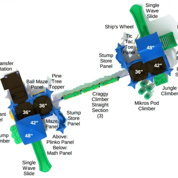 Finny Fish Tree House Play Structure