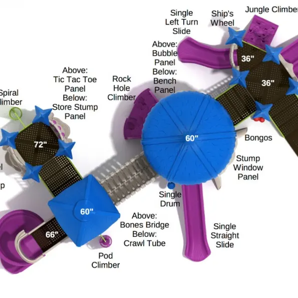 Mighty Macaw Tree House Play Structure