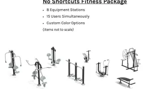 No Shortcuts Outdoor Fitness Package