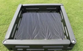 Border Timber Raised Garden Beds with Weed Mat
