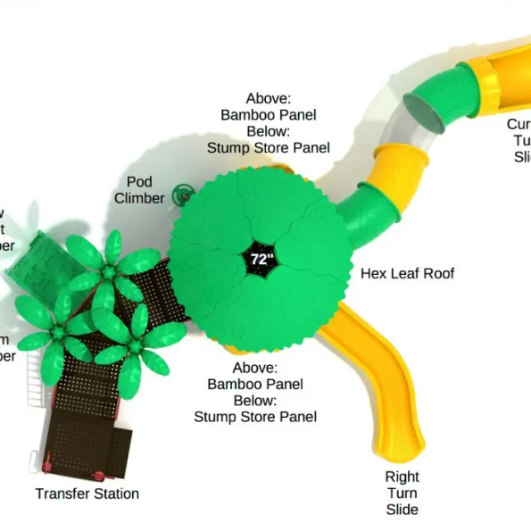 Lumbering Lemur Tree House Play Structure