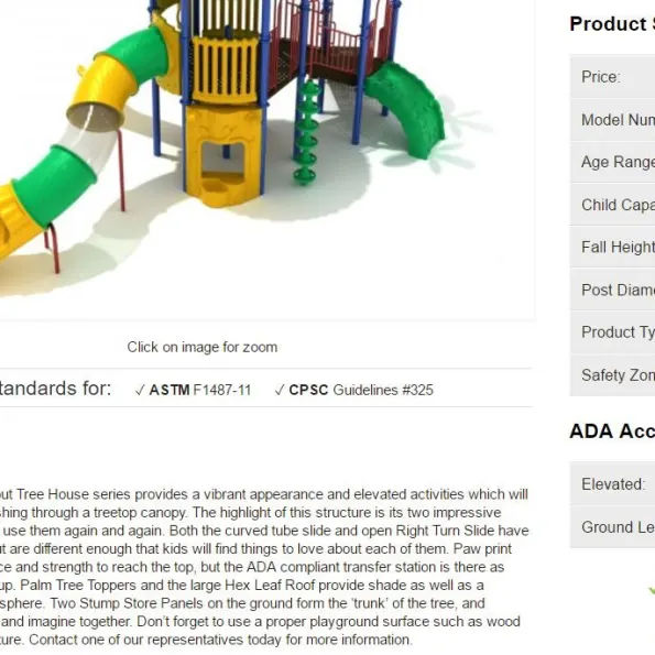 Lumbering Lemur Tree House Play Structure
