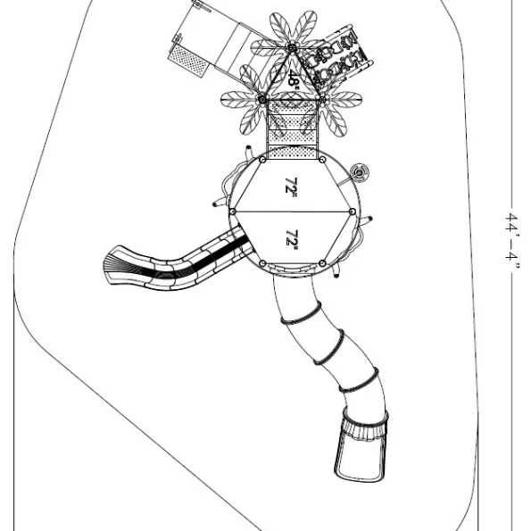 Lumbering Lemur Tree House Play Structure