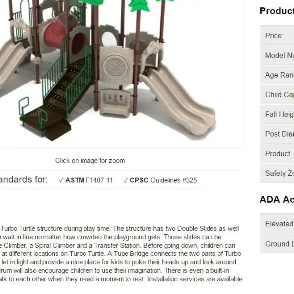 Turbo Turtle Tree House Play Structure