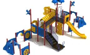 Lounging Leopard Tree House Play Structure