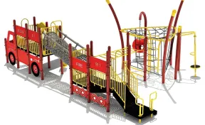 Braggs Fire Truck Themed Play Structure