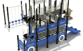 Hitchcock Police Themed Playground Structure