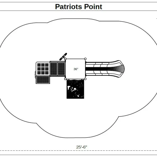 Patriot's Point Spark Structure