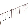 4-Bay Single Post Swings thumbnail 3