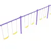 4-Bay Single Post Swings thumbnail 8