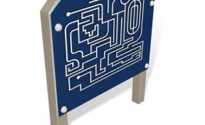 Finger Maze Panel in Blue