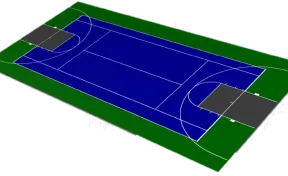 Varsity 50x100 Multi-Game Court- Basketball & Tennis